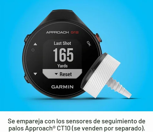 Vista 6 de Garmin Approach G12, GPS de golf con clip y telémetro, más de 42,000 campos precargados, 010-02555-00