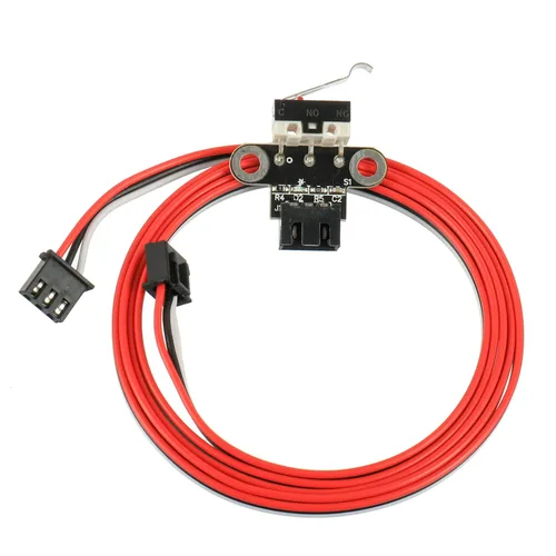 Vista 5 de Módulo de interruptor de límite mecánico horizontal para impresora 3D, interruptor de límite en miniatura de 3 pines con cables de 1m (6 piezas)