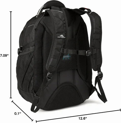 Vista 5 de High Sierra XBT - Mochila para laptop de negocios, color negro, talla única