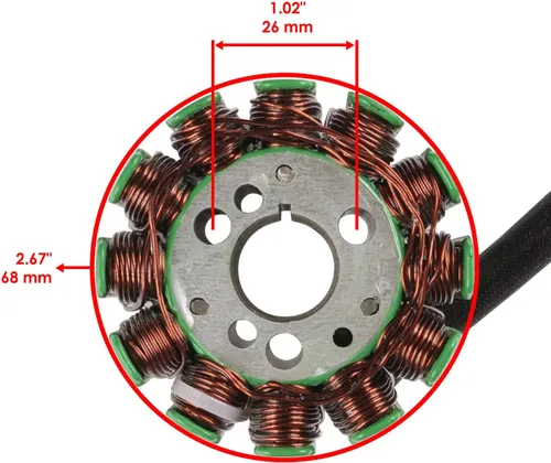 Vista 2 de Repuesto para estator y regulador Mosfet rectificador para Yamaha FZ8 Fz-8 FZ8N 2011 2012 2013 Mod-C26C-60312