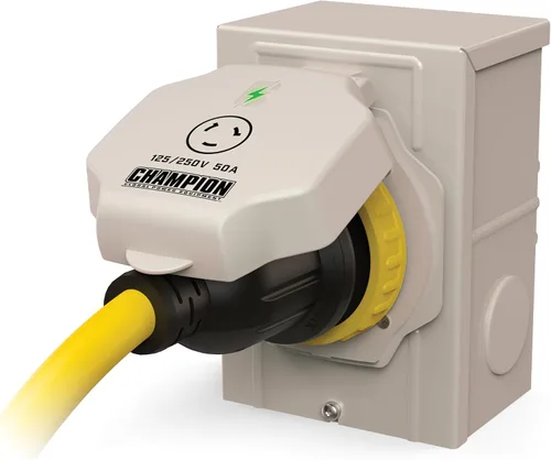 Vista 9 de Champion Power Equipment 50A 125/250V Caja de entrada de alimentación