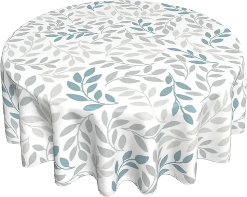 Vista 54 de BETGINY - Mantel cuadrado floral azul de 54 x 54 pulgadas, mantel decorativo de estilo chinoiserie con flores, tela rústica lavable para granja