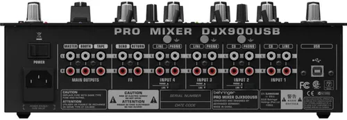 Vista 4 de Behringer Mezclador DJ Pro Mixer DJX900USB de 4 canales