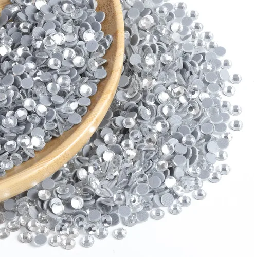 Vista 111 de 6000 PIEZAS Diamantes de Imitación Hotfix a Granel, Diamantes Naranja para Manualidades y Ropa, Diamantes de Imitación para Decoración DIY, SS10
