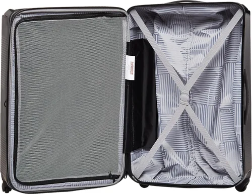Vista 5 de American Tourister Stratum XLT - Equipaje rígido, extensible con ruedas giratorias, Negro azabache), 122711