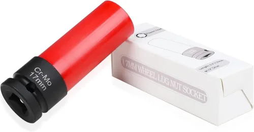 Vista 6 de Receptáculo protector para tuerca de rueda para Mercedes Benz con tuerca de rueda de cabeza de flor convexa de 17 mm