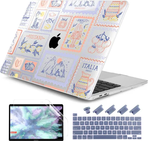 Vista 9 de Funda compatible con MacBook Pro de 13 pulgadas 2024 2023-2020 versión A2338 M2/M1 A2251 A2289 con pantalla Retina y Touch ID, carcasa rígida