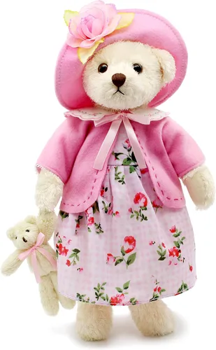Vista 9 de Oitscute Osos de Peluche para Bebés Lindos de Peluche Suave de 16 Pulgadas (Flor Verde) para Niñas y Mujeres