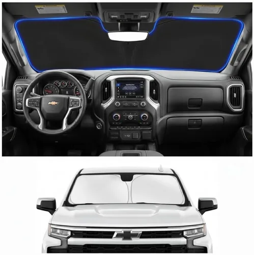 Vista 106 de Parasol para parabrisas para BMW X1 E84 2016-2024 2025, accesorios – Cubierta de parasol para parabrisas de ventana delantera, ajuste personalizado