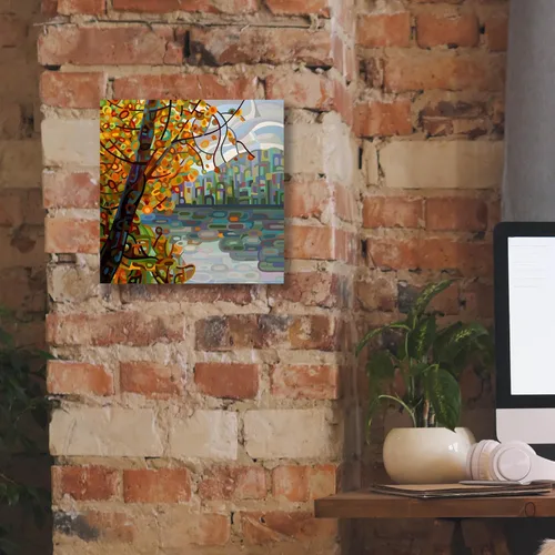 Vista 5 de Epic Graffiti 'Reflections' de Mandy Budan, arte de pared en lienzo, 12 x 12 pulgadas