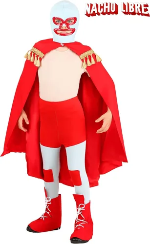 Vista 2 de Disfraz de Nacho Libre para niños