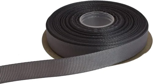 Vista 22 de Cinta de grogrén sólido de 25 yardas cada rollo, borde tejido 100% poliéster (1 pulgada, beige)