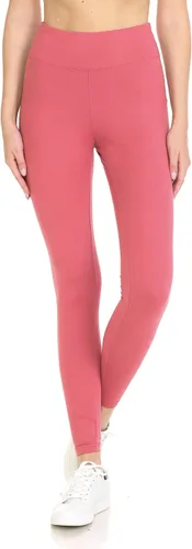 Vista 12 de Leggings Depot ActiveFlex - Leggings activos de cintura alta para mujer, cintura de 5 pulgadas, disponibles en tallas grandes Borgoña