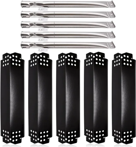 Vista 10 de Hiorucet Piezas de repuesto para parrilla Nexgrill 2 Burner 720-0864, 720-0864M. Reemplazo de placas de calor y quemadores para parrilla Nexgrill