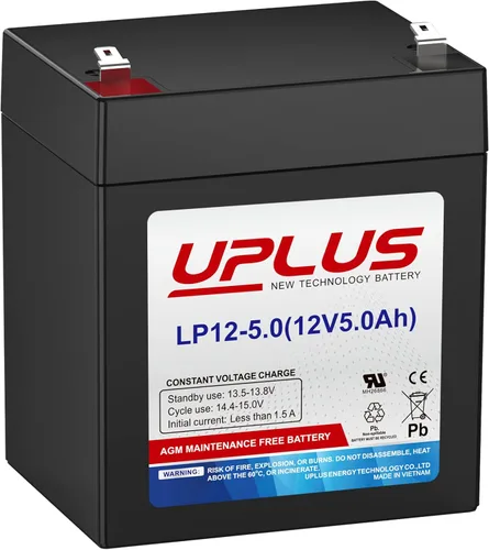 Vista 14 de UPLUS - Batería AGM recargable de 12 voltios y 9 Ah, batería LP12-9 SLA con terminales F2, reemplaza baterías de 12 V 7 Ah 8 AH aptas para APC UPS