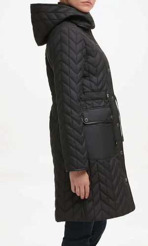 Vista 3 de KARL LAGERFELD Parka de edredón Agyness para mujer