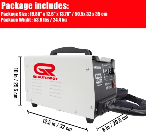 Vista 2 de PRO - Extractor de abolladuras para soldador por puntos de 110 V, extractor de soldador por puntos de panel de 1.8KW, máquina de soldadura por
