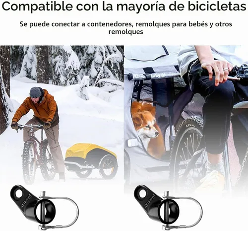 Vista 5 de MOSHAY Acoplador de remolque de bicicleta mejorado Codo en ángulo para empeine y remolques de bicicleta Schwinn