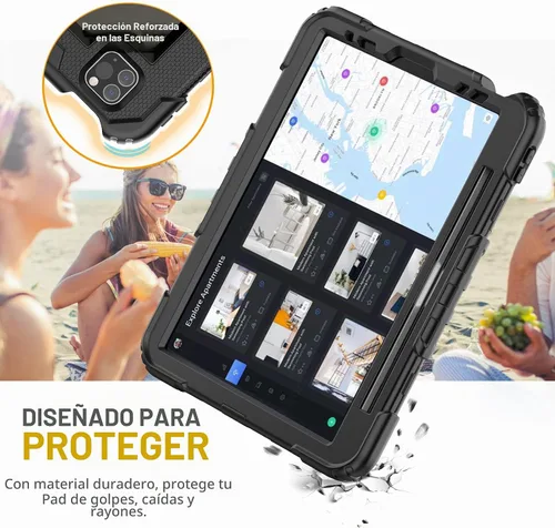 Vista 8 de HXCASEAC Funda para iPad Pro de 11 pulgadas (2022/2021/2020/2018) a prueba
