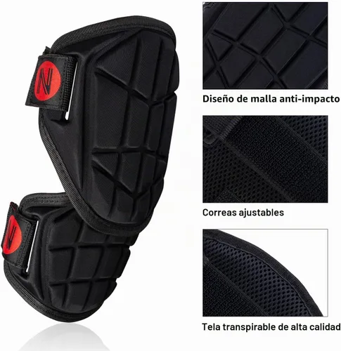 Vista 3 de Protector de Codo de Béisbol, Protector de Codo de Bateador de Béisbol y Softbol para Jóvenes/Adultos, Protector de Codo de Béisbol y Softbol