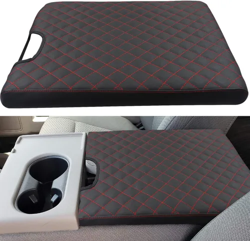 Vista 11 de Funda de reposabrazos de consola central para accesorios Ford F150 2015-2026 para F250 F350 F450 2017-2026 con asiento de salto 40/20/40, protección
