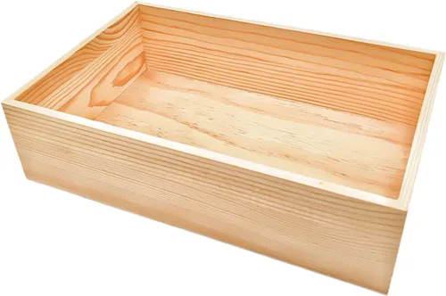 Vista 17 de Anktily 4 Pack Cajas Organizadoras de Almacenamiento de Madera para Manualidades Sin Acabar, Caja de Madera Cuadrada Pequeña de 3 x 3 x 1.6