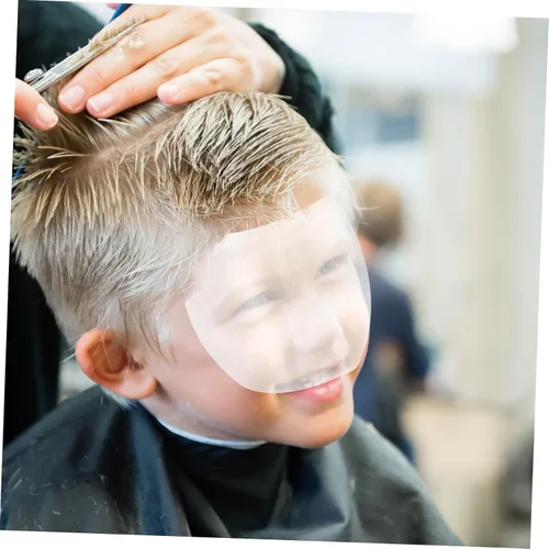 Vista 8 de ibasenice 100 piezas para visera de corte de pelo de ducha, cubierta de pestañas desechable, material seguro para mascotas para salón