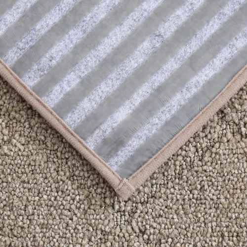 Vista 9 de COSY HOMEER - Alfombra antideslizante para escaleras, para interiores y escalones de madera, para niños y perros, 100 % poliéster, base de Beige