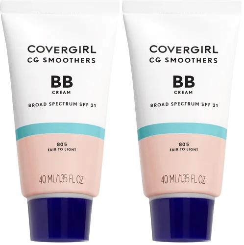 Vista 12 de COVERGIRL Smoothers - Crema BB ligera, Fair to Light 805, 1.35 onzas (el embalaje puede variar) Ligero Hidratante 10 en 1 Potenciador de la piel