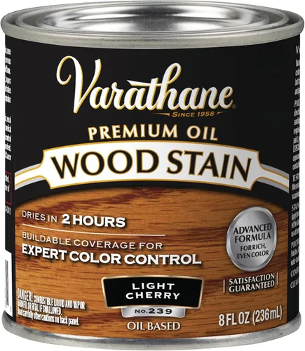 Vista 40 de 1 cuarto de galón Rust-Oleum Brands 211728H Gunstock Varathane - Tinte para madera interior a base de aceite (paquete de 2)