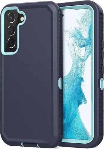 Vista 22 de Jiunai Funda para Samsung Galaxy A34, resistente, a prueba de golpes, de doble capa, protección de puerto, híbrida, resistente, para Samsung Galaxy