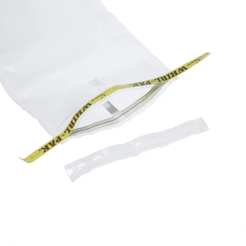 Vista 4 de Nasco Whirl-Pak B00736WA Bolsa de muestra, 9.055 in de largo x 4.528 in de ancho, 0.003 in de grosor, capacidad de 18.0 fl oz (caja de 500)