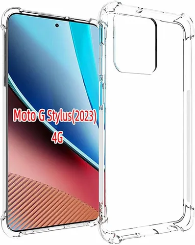 Vista 10 de Funda para Moto G Stylus 4G 2023, Moto G Stylus 4G 2023, funda protectora de silicona suave de TPU para Motorola Moto G Stylus 4G 2023 (negro)