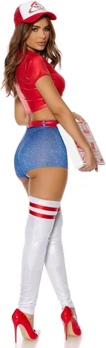 Vista 4 de Forplay Disfraz sexy de personaje de película Pizza Universe