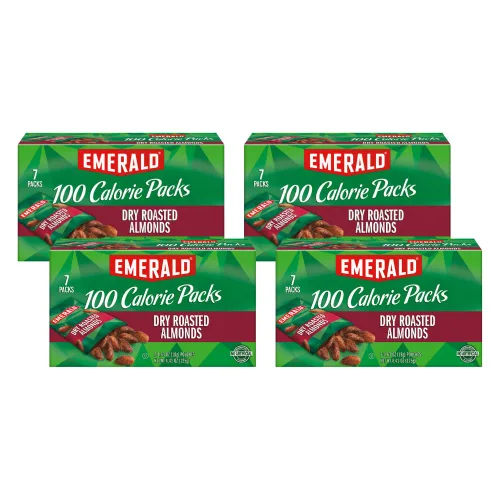 Vista 18 de Emerald Nueces secas de almendras tostadas, paquetes de 100 calorías, 7 unidades (paquete de 2)