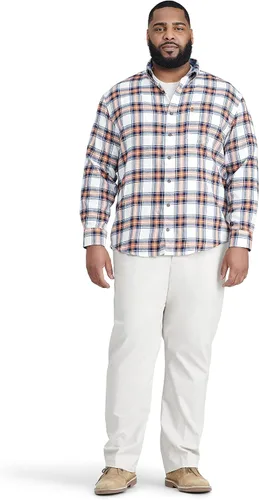 Vista 3 de IZOD Camisa de franela de manga larga con botones elásticos para hombre Big & Tall Advantage Performance