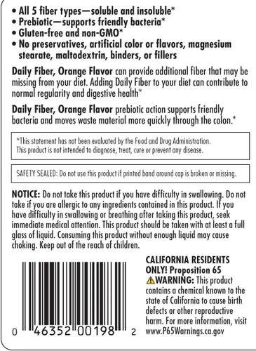 Vista 7 de Yerba Prima Daily Fiber Formula 16 oz (paquete de 2) – Suplemento de fibra dietética premium, sin OMG, sin gluten, fabricado en los Estados Unidos