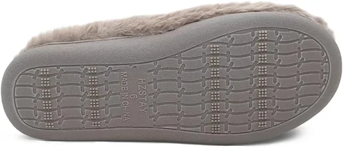 Vista 4 de Botines de invierno para mujer, botas de tobillo, pantuflas cálidas para casa, forro de piel