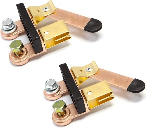 Vista 11 de Interruptor de desconexión de batería de poste lateral de 12 V/24 V, 250/750 amperios, aislador de hoja de cuchillo, corte de energía para automóvil