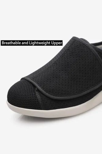 Vista 3 de YH SUCED Women Diabetic Shoes for Elderly Women Wide Shoes Walking Shoes Adjustable Closure Breathable Lightweight Non Slip Sneakers for Swollen