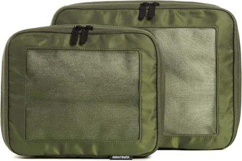 Vista 36 de Aerotrunk Cubos de embalaje de compresión para viajes, paquete de 2, beige