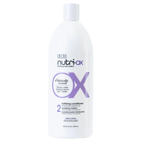 Vista 8 de NUTRI-OX Acondicionador fortificante tratado químicamente para cabello adelgazante teñido Cabello más grueso y de aspecto más completo Probado
