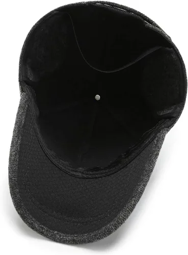 Vista 5 de Gorra de béisbol para hombre, gorras de invierno para circunferencia de cabeza 22.0-23.6 in