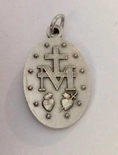 Vista 4 de MEDALLA MIRACULOSA - LA ORIGINAL - 100% HECHO EN ITALIA - MEDALLAS DE LOS SANTOS PATRÓN, Metal, No es una piedra preciosa