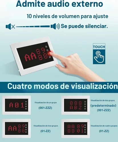 Vista 3 de Sistema de localización para cuidadores 1200+ft Sistema de llamada