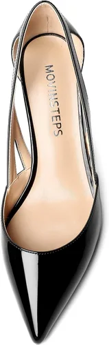 Vista 3 de Zapatos de tacón medio para mujer, con puntera puntiaguda, de 2.5 pulgadas