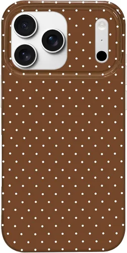 Vista 148 de Hython Funda para iPhone Air, diseño estético de lunares lindos, funda simple de 6.5 pulgadas, delgada, antiarañazos, parachoques de TPU suave, a