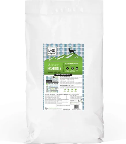 Vista 16 de I and love and you Naked Essentials Alimento Seco para Perros - Pollo + Pato - Alto en Proteínas, Carne Real, Sin Rellenos, Prebióticos +