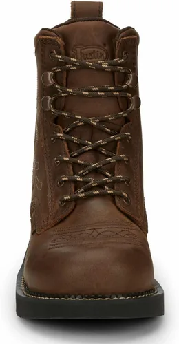 Vista 5 de Justin - Botas de trabajo de acero Gypsy Katerina WP para mujer, 7, Marrón, 7.5