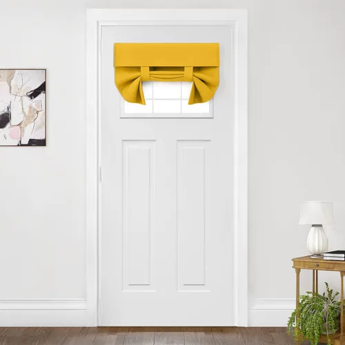 Vista 95 de HOMEIDEAS Cortinas Opacas para Aula para Puerta Principal, Cubierta de Ventana de Puerta de Aula, Persianas de Privacidad con Aislamiento Térmico